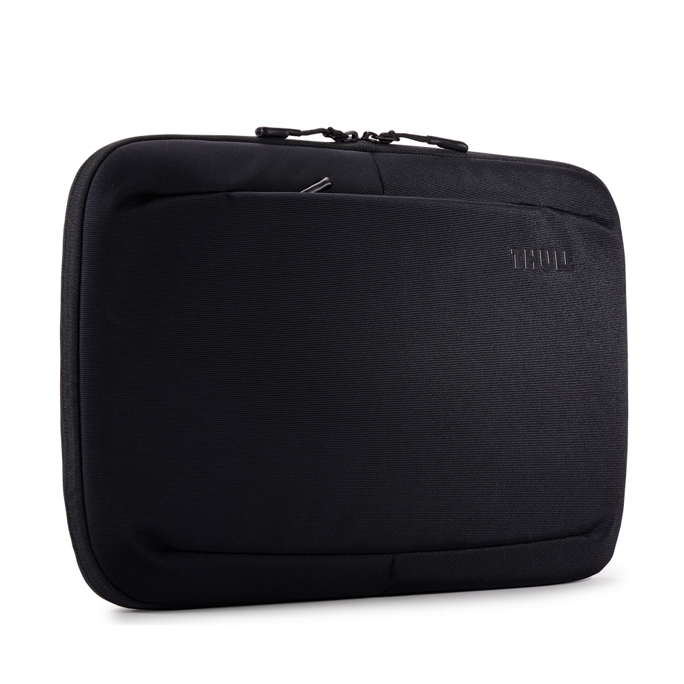 Thule Subterra 2 16in MacBook sleeve in black, front view