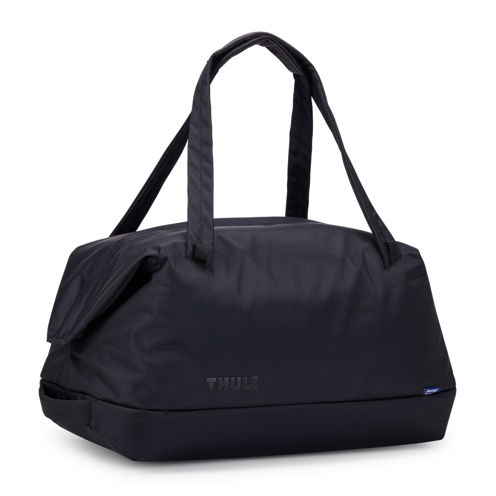 Thule Subterra 2 duffel 35L in black, enlarged front product shot