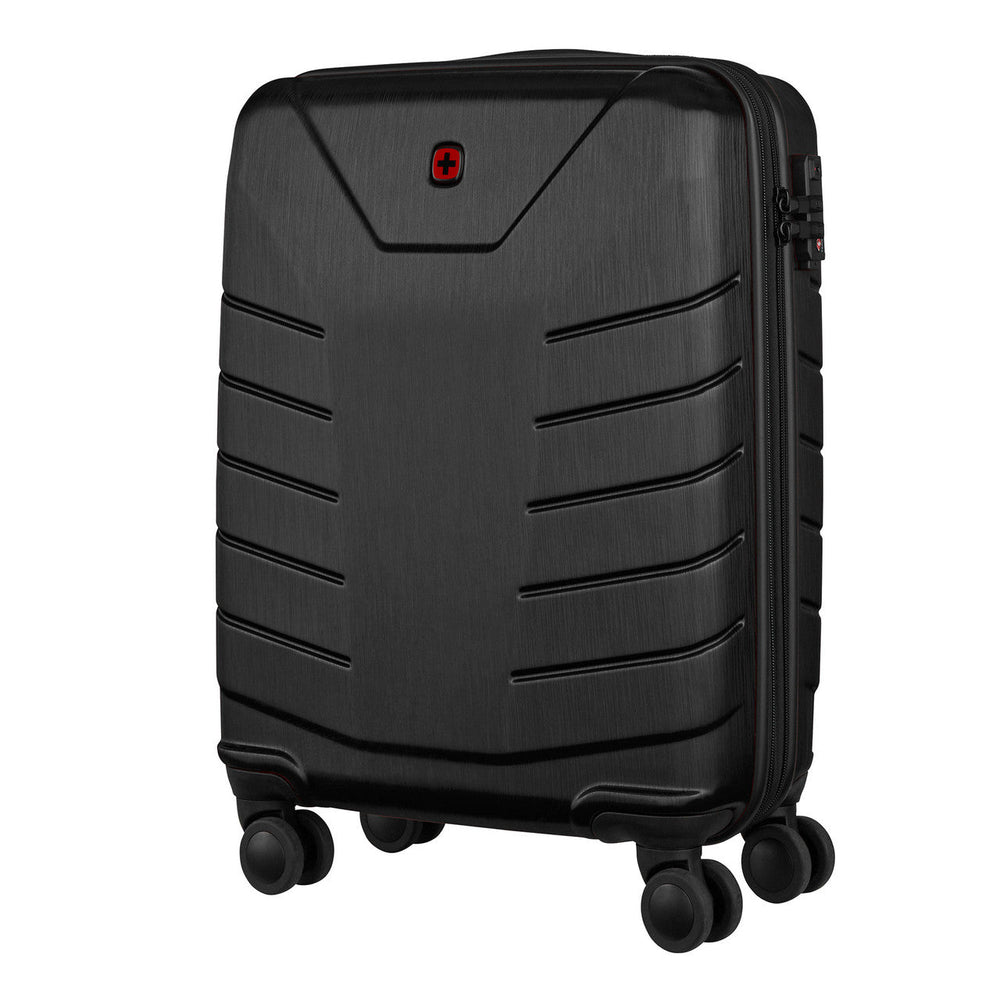 Wenger Pegasus Black Expandable Medium Suitcase With TSA Lock