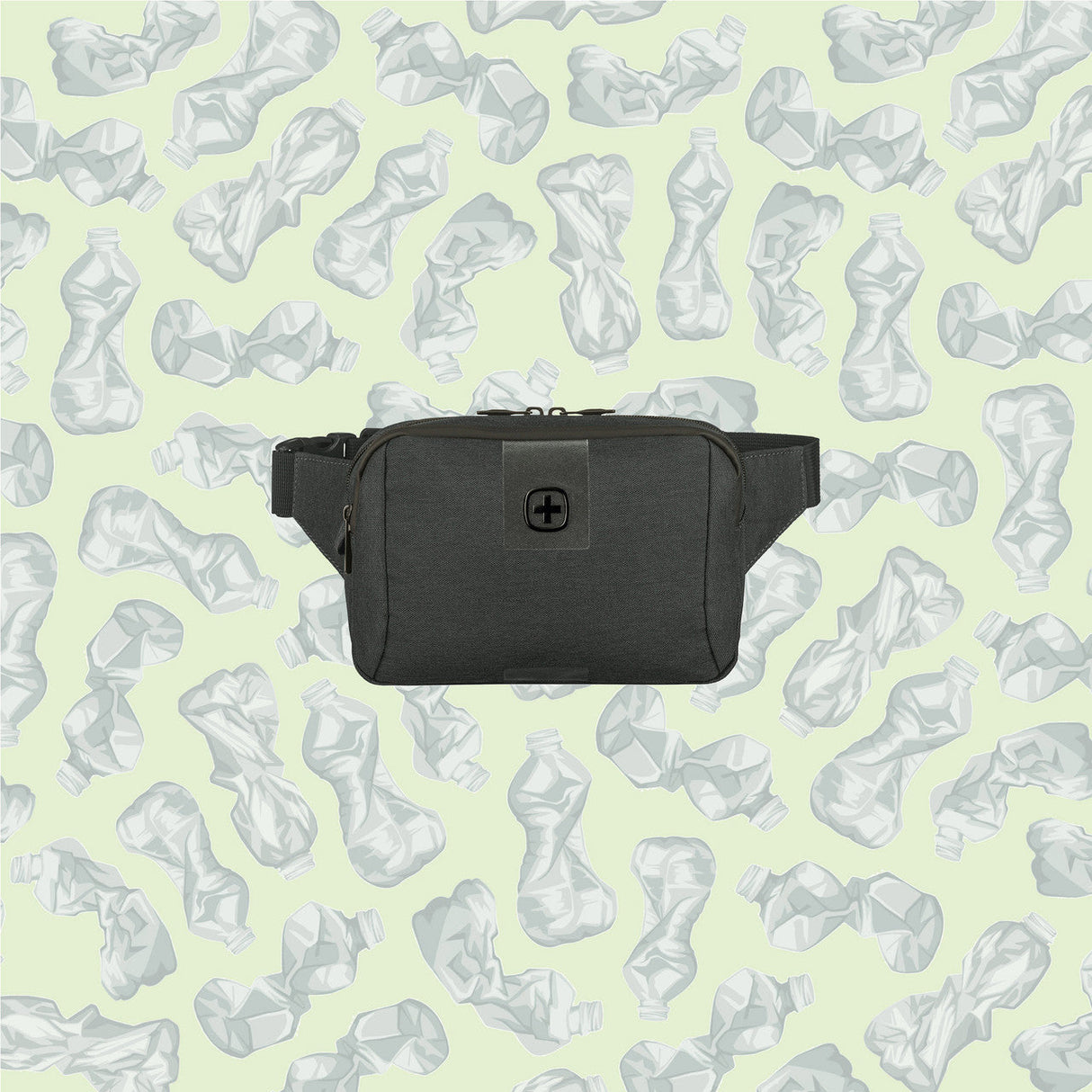Wenger Eco-Friendly Charcoal Waistpack With Antibacterial Lining