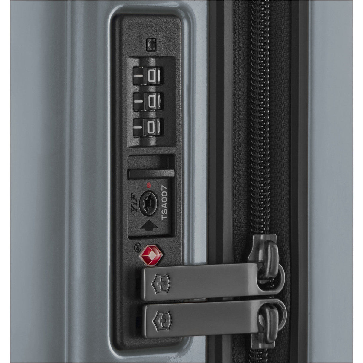 Victorinox Airox Silver Lightweight Hardside Carry On Luggage