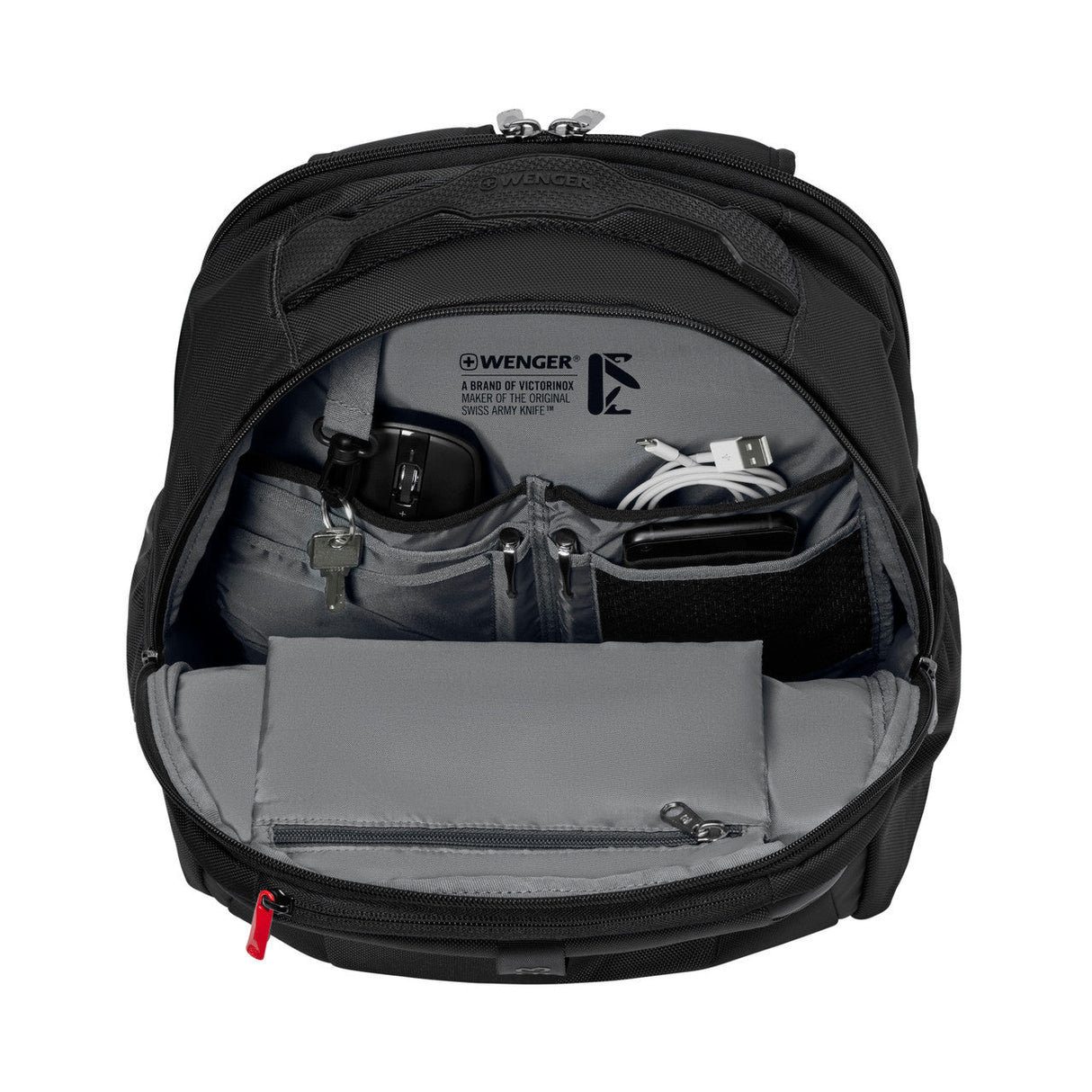 Wenger Sustainable Black Laptop Backpack for Professionals 15.6 Inch