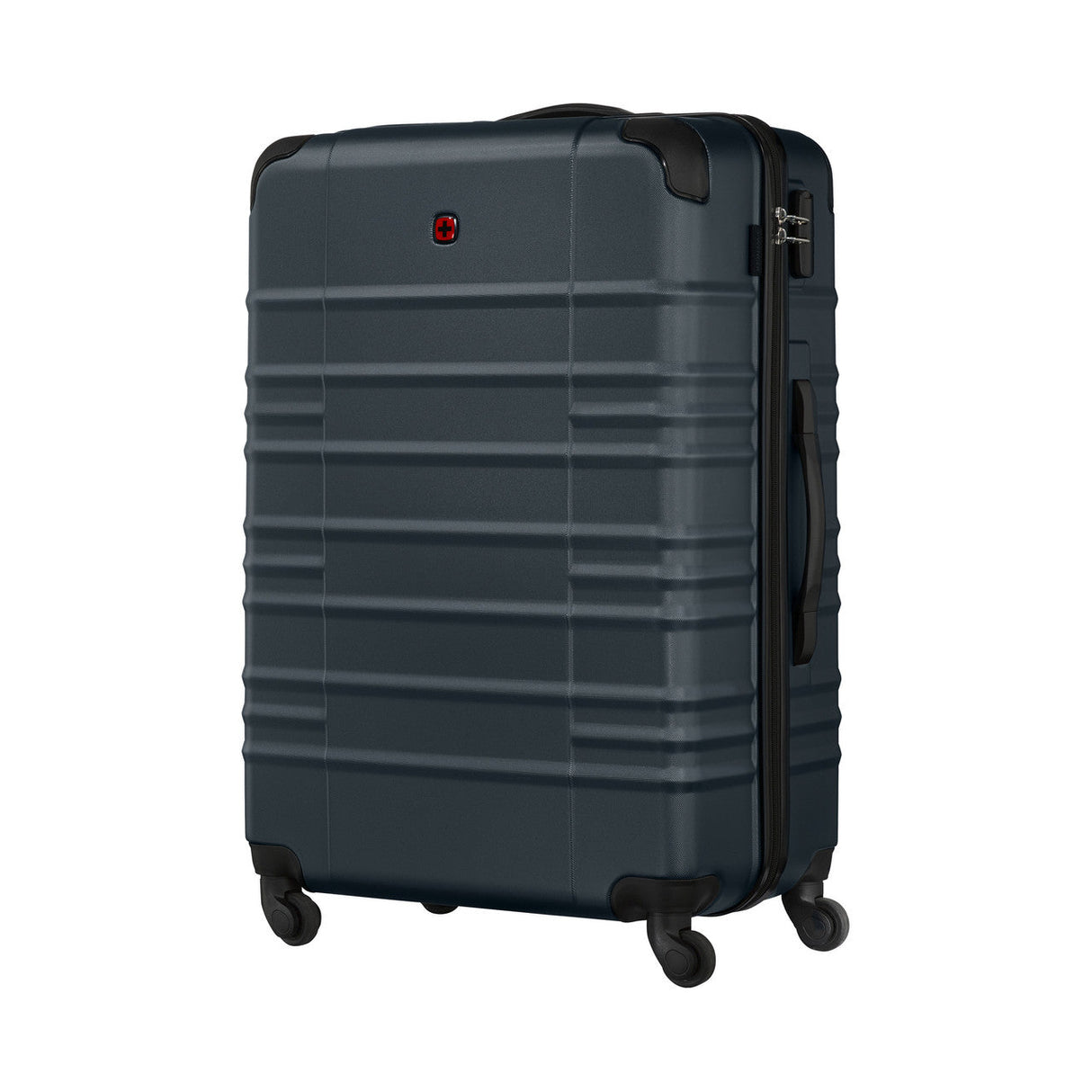 Wenger Amplar Large Hardside Suitcase Navy Blue Luggage