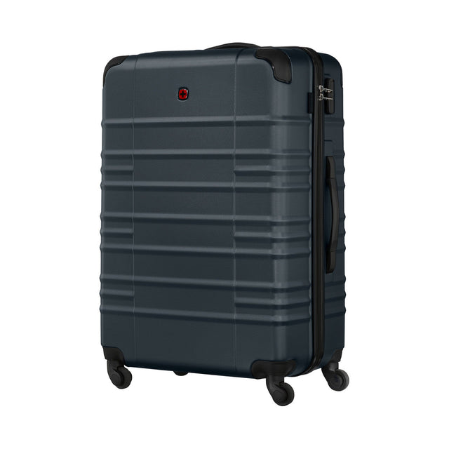 Wenger Amplar Large Hardside Suitcase Navy Blue Luggage