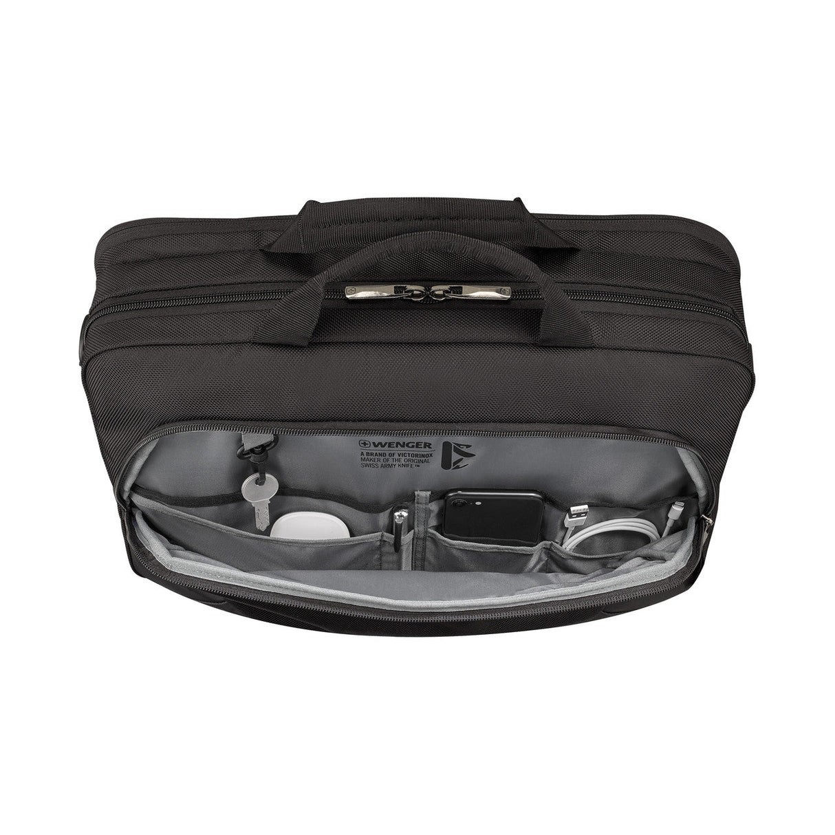 Wenger Sustainable Laptop Briefcase 16 Inch With Trolley Strap