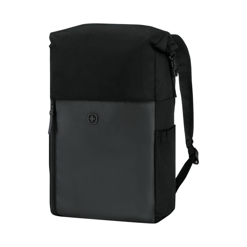 Wenger Urbanone Roll-Top Backpack Black - Image 2