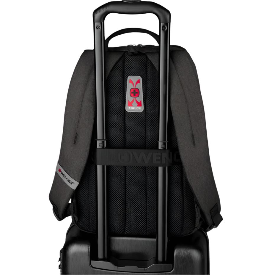 Wenger MX Reload Laptop Backpack — 14in, Heather Grey