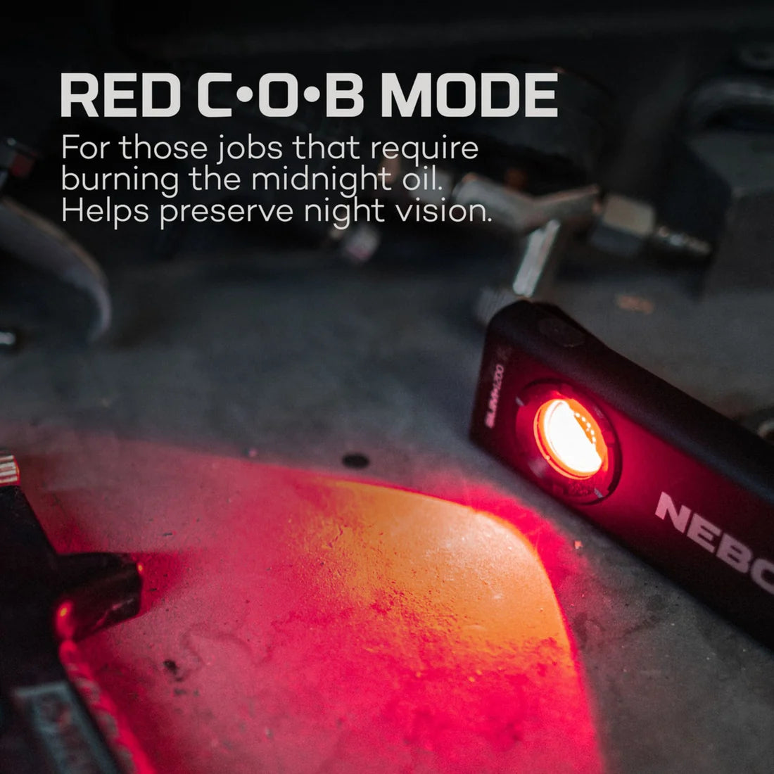 Nebo SLIM+ 1200 Lumens Compact Clip On and Magnetic Light 89647