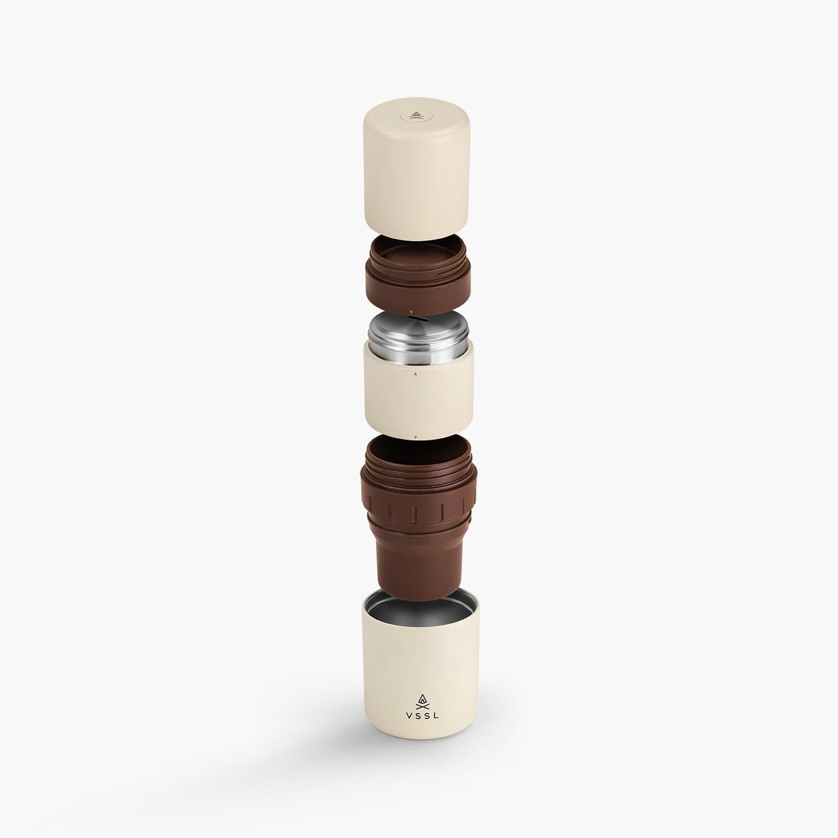 VSSL Nest Pour Over Portable Coffee Kit Cream