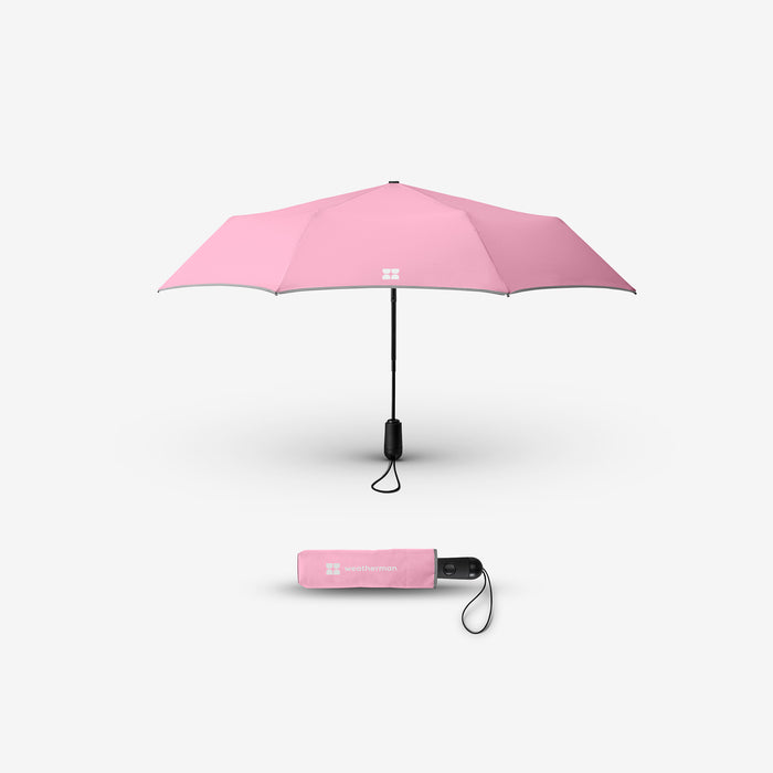 Weatherman Travel Umbrella -Blush