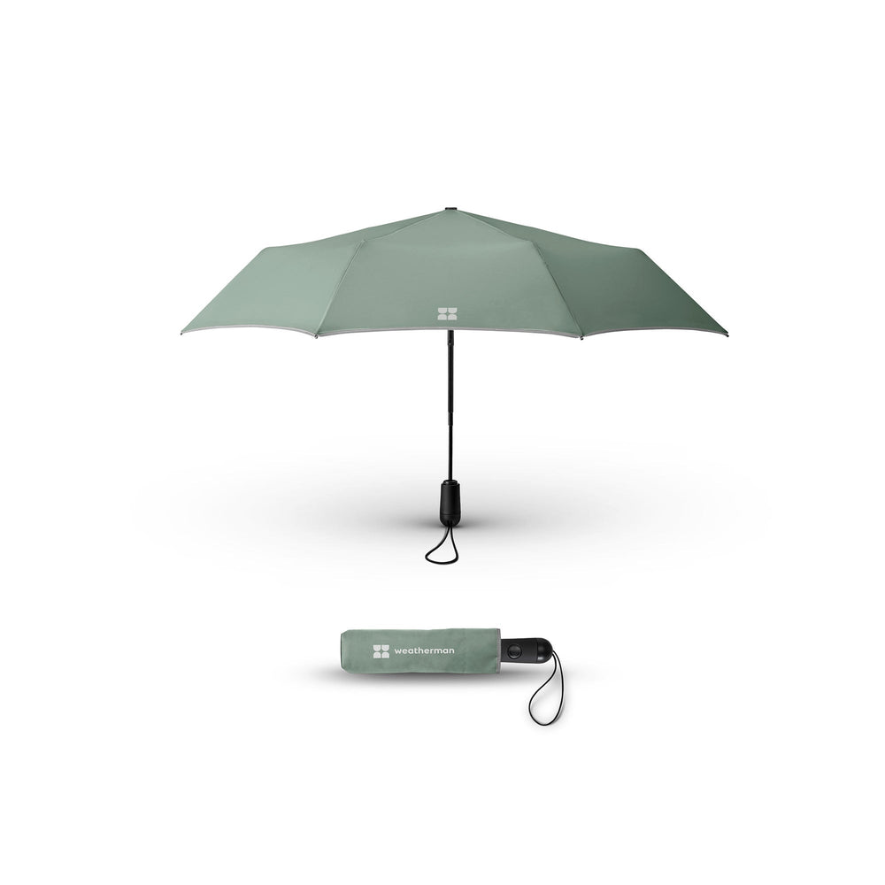 Weatherman Travel Umbrella - Sage