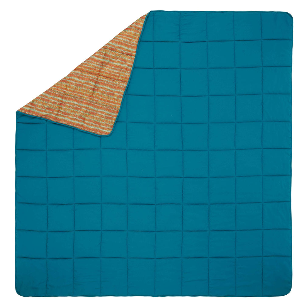 Biggie Blanket - Stormy Blue/Melted Stripes