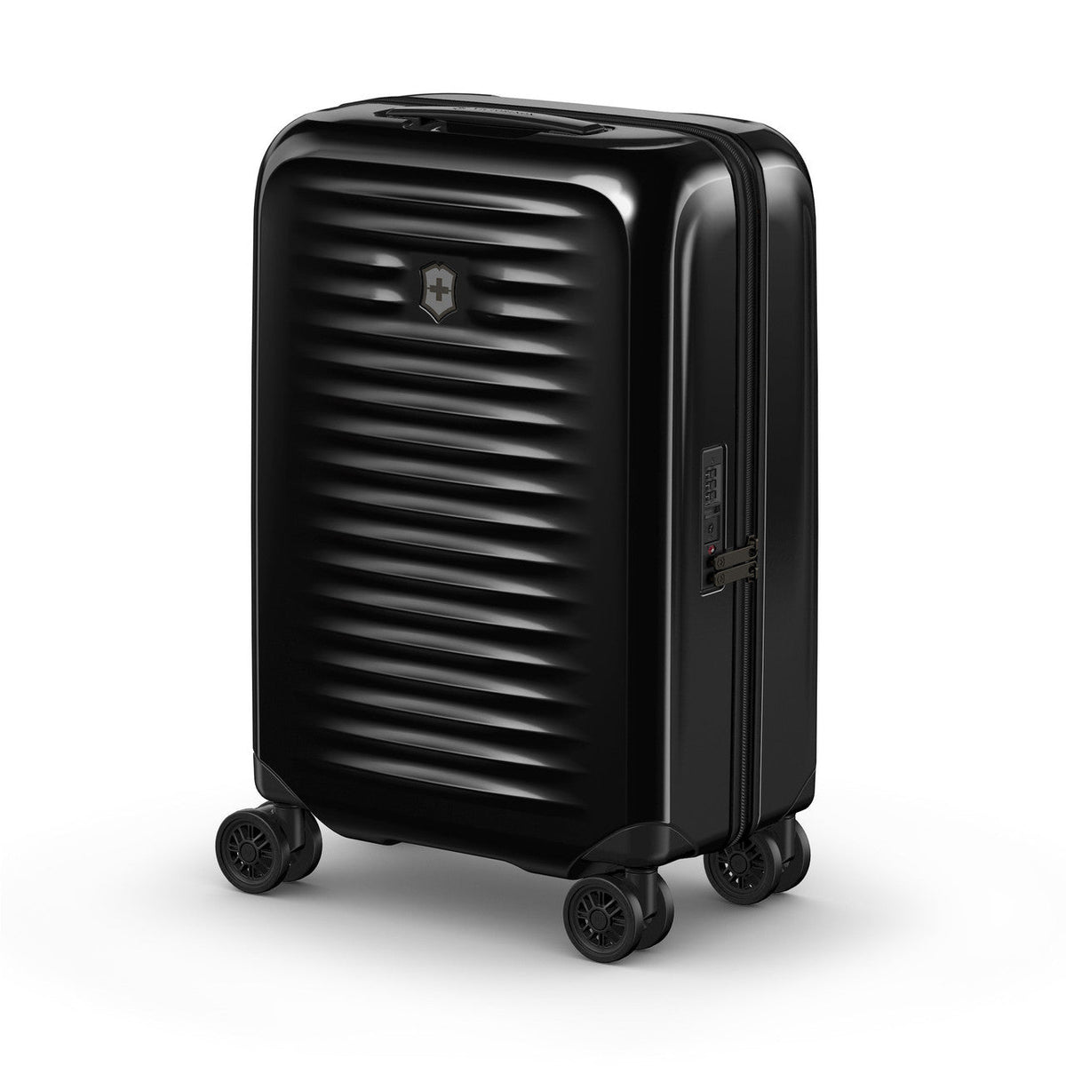 Victorinox Airox Frequent Flyer Hardside Carry-On in black, a 55 x 35 x 23cm cabin case