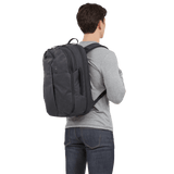 Thule Aion travel backpack 28L black interior with the TPU divider in place
