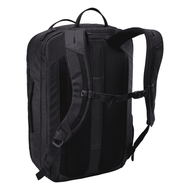 Thule Aion travel backpack 40L black, rear harness and back panel