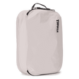 Thule clean dirty packing cube in white ripstop nylon, front view