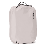 Thule clean dirty packing cube in white ripstop nylon, front view