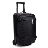Thule Chasm carry-on wheeled duffel 40L in black, front view