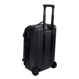 Thule Chasm carry-on wheeled duffel 40L black, rear wheels and back panel