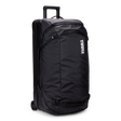 Thule Chasm rolling duffel 110L in black, front view