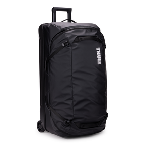 Thule Chasm rolling duffel 110L in black, front view
