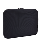 Thule Subterra 2 16in MacBook sleeve in black, rear view showing the front accessory pocket