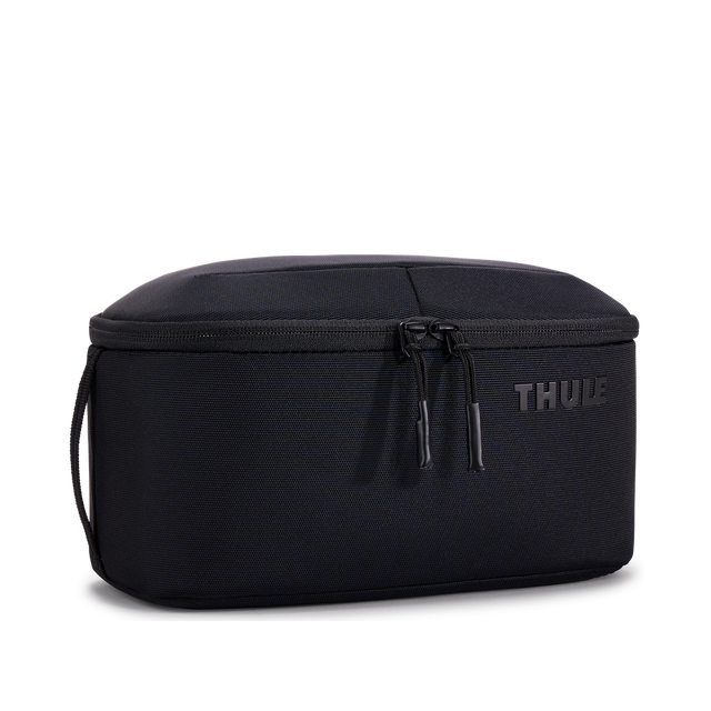 Thule Subterra 2 toiletry bag in black, closed front view