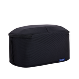 Thule Subterra 2 toiletry bag black, open showing the TPU-coated interior