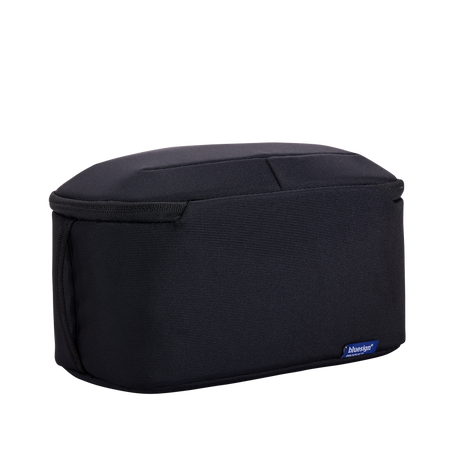 Thule Subterra 2 toiletry bag black, open showing the TPU-coated interior