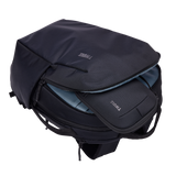 Thule Subterra 2 PowerShuttle Medium black, side profile showing its slim depth