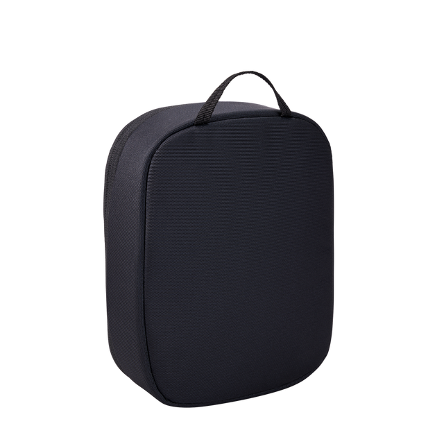 Thule Subterra 2 PowerShuttle Plus black, open showing elastic loops and pockets