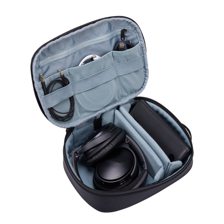 Thule Subterra 2 PowerShuttle Plus black, zipper pocket and attached key fob