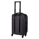 Thule Subterra 2 carry-on spinner black, angled view with the handle extended