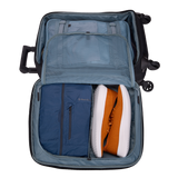 Thule Subterra 2 carry-on spinner black, back panel and quiet-rolling spinner wheels
