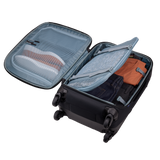 Thule Subterra 2 carry-on spinner black, top-loading exterior pocket open