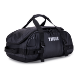 Thule Chasm duffel 30L black, angled view with oversized grab handles