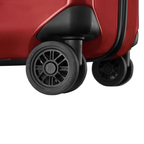 Wheels of a suitcase or luggage.