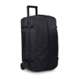 Thule Aion wheeled duffel 70cm in black waxed canvas, front view