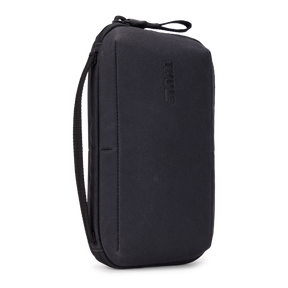 Thule Aion travel organizer in black waxed canvas, front view
