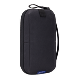 Thule Aion travel organizer black opened, mesh and slip pockets