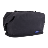 Thule Aion toiletry bag black unzipped, structured opening and internal pockets