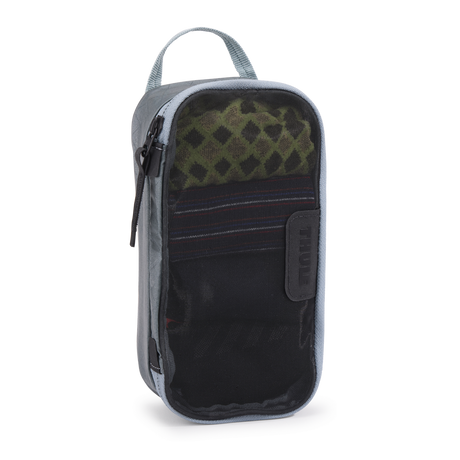 Thule packing cube x-small in Pond Gray, front view