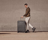 Victorinox Lexicon Black Aluminum Frame Suitcase 96L TSA