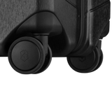 Wheels of a suitcase or luggage.