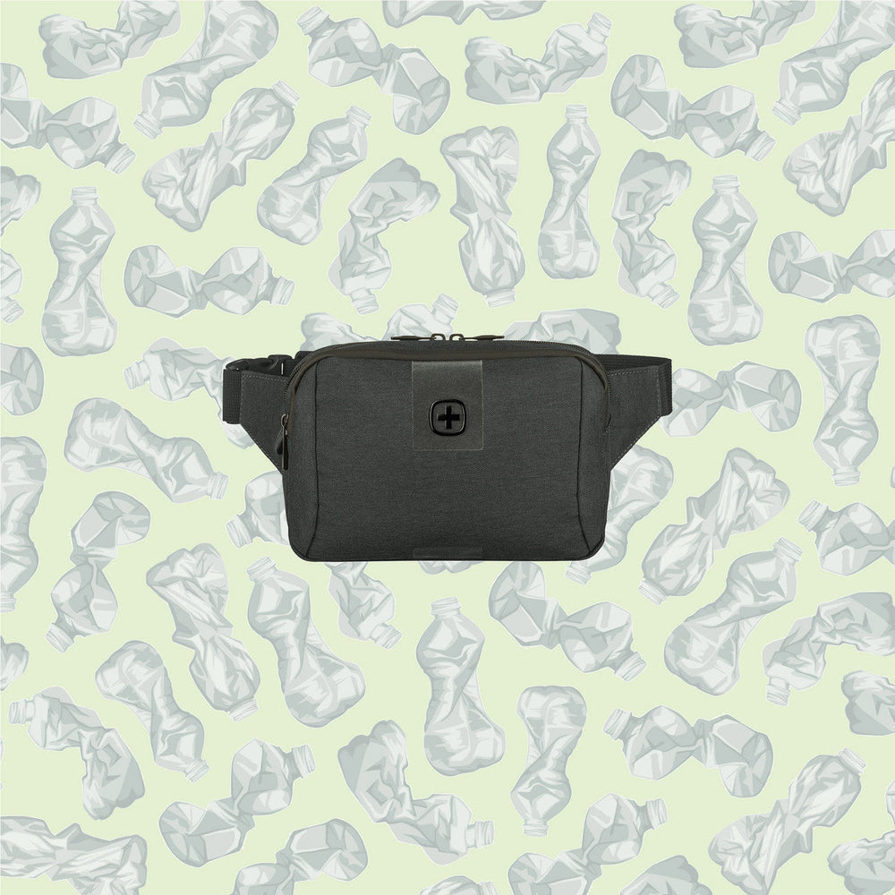 Wenger Eco-Friendly Charcoal Waistpack With Antibacterial Lining