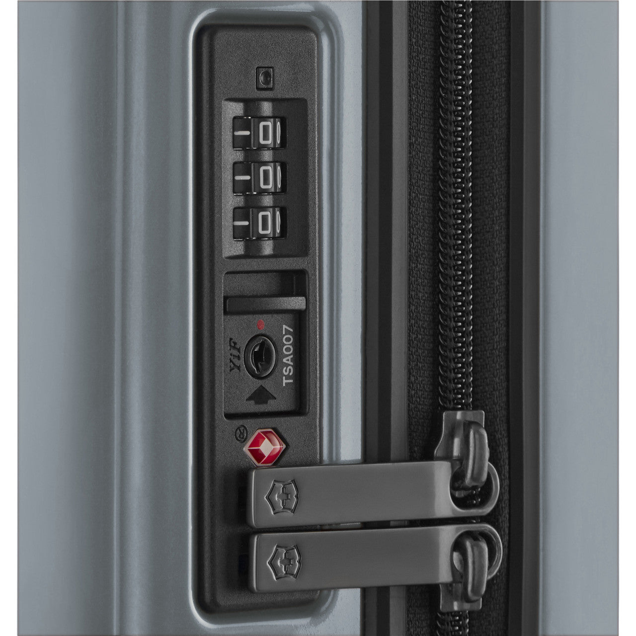 Victorinox Airox Silver Lightweight Hardside Carry On Luggage