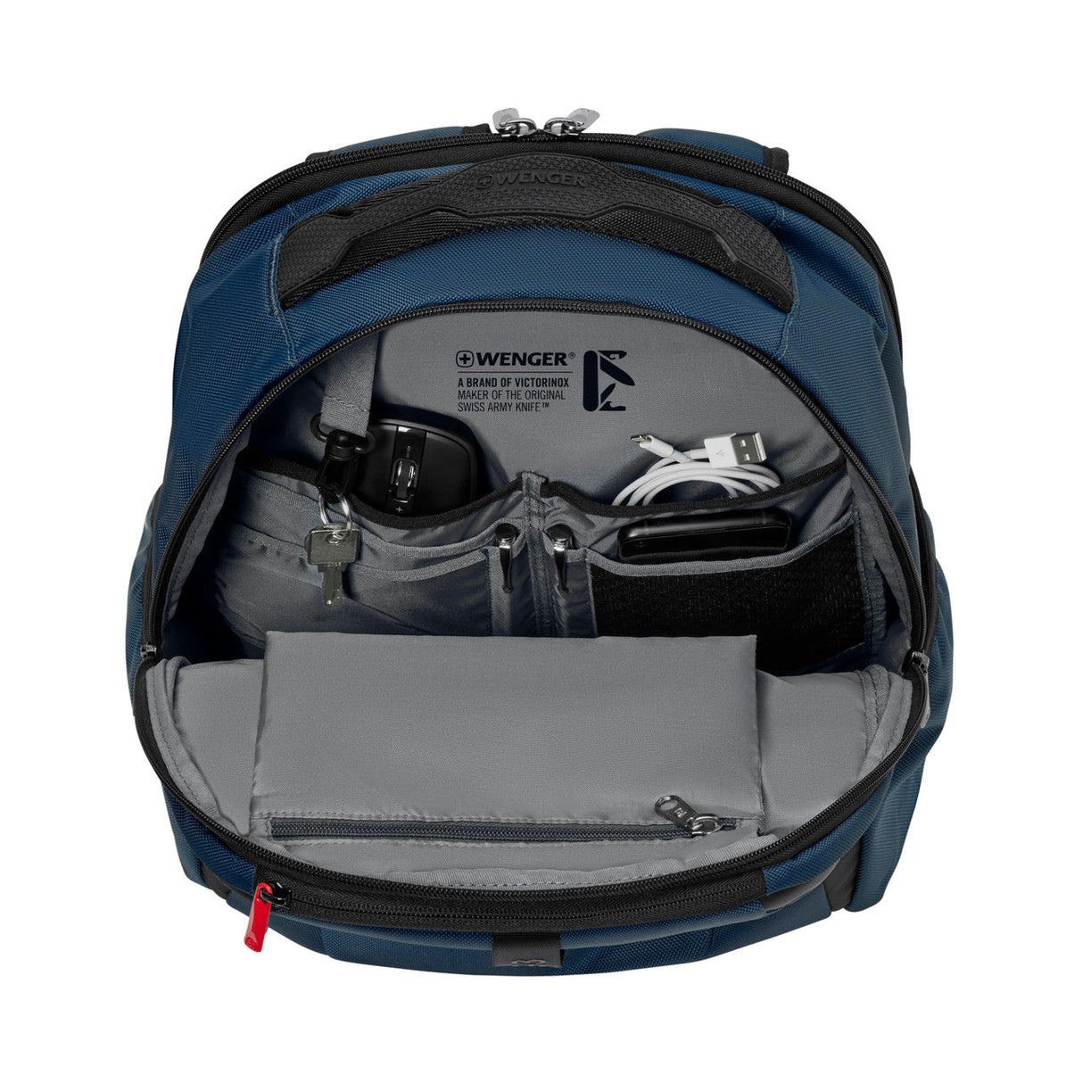 Wenger Eco-Friendly Business Laptop Backpack 15.6 Inch Blue