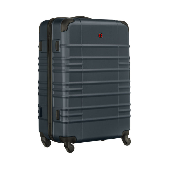Wenger Amplar Large Hardside Suitcase Navy Blue Luggage
