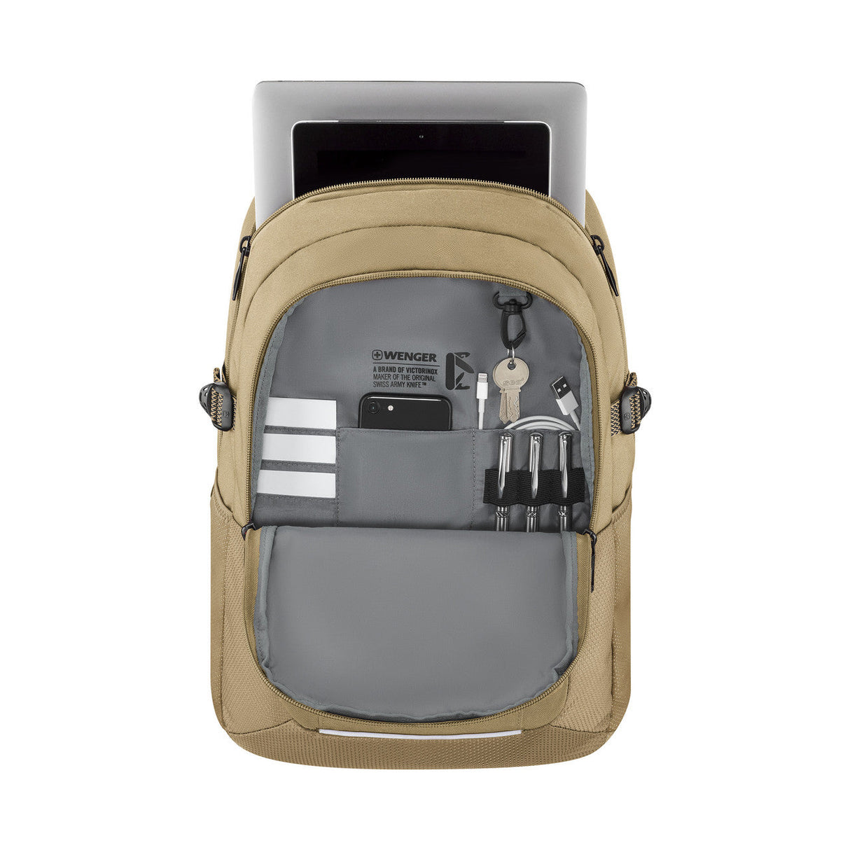 Wenger Eco Ryde 16 Inch Laptop Backpack Beige 24L
