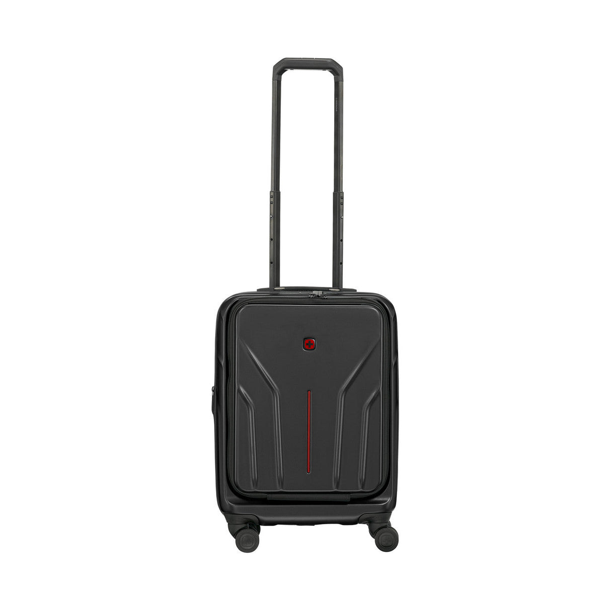 Wenger Amplix Hardside Carry-on Luggage with USB Ports Black